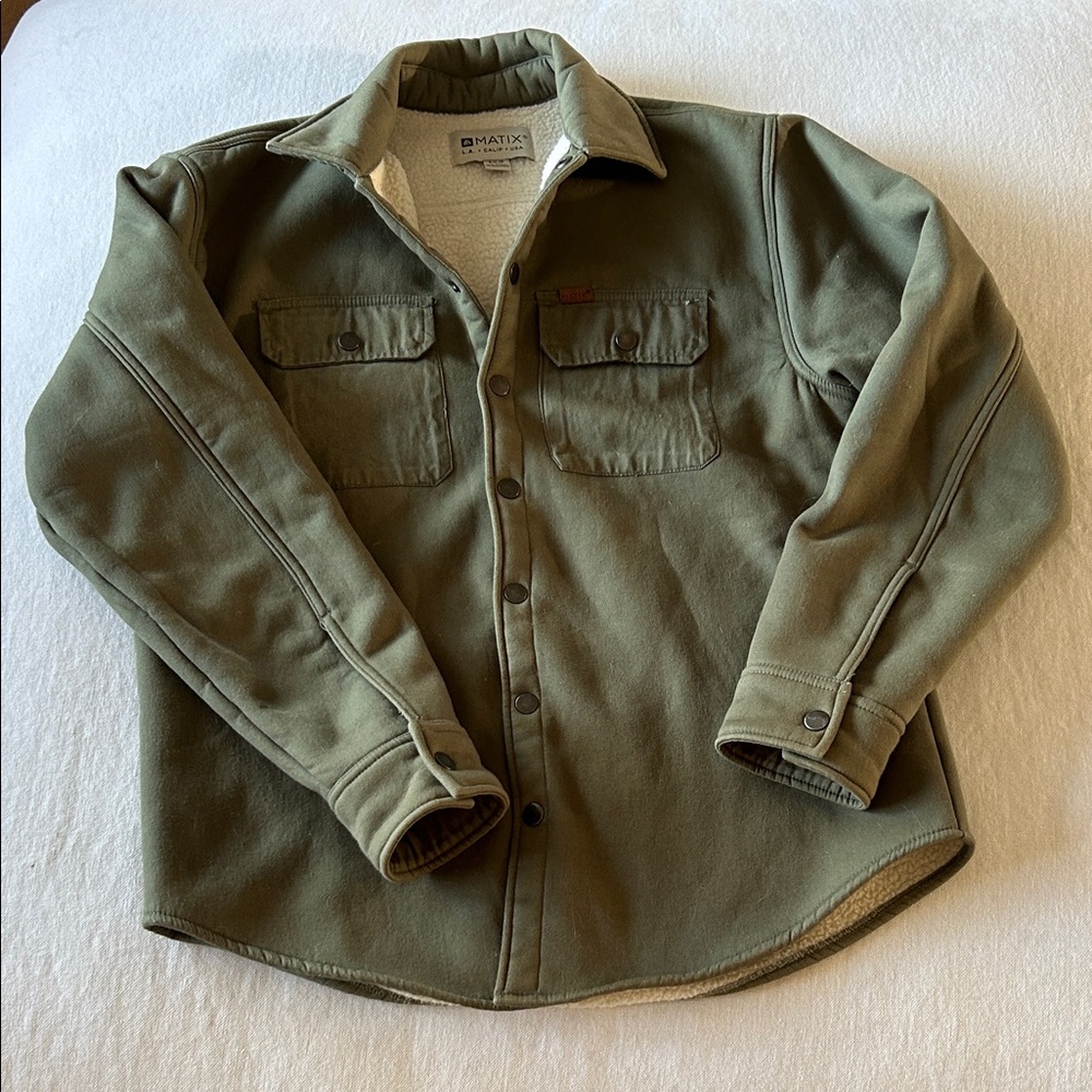Matrix Olive Green Men's Jacket